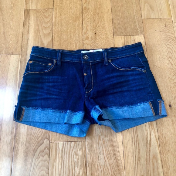 Pants - Easy Money cuffed denim shorts